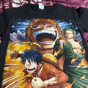 Black Graphic Kids T-Shirt